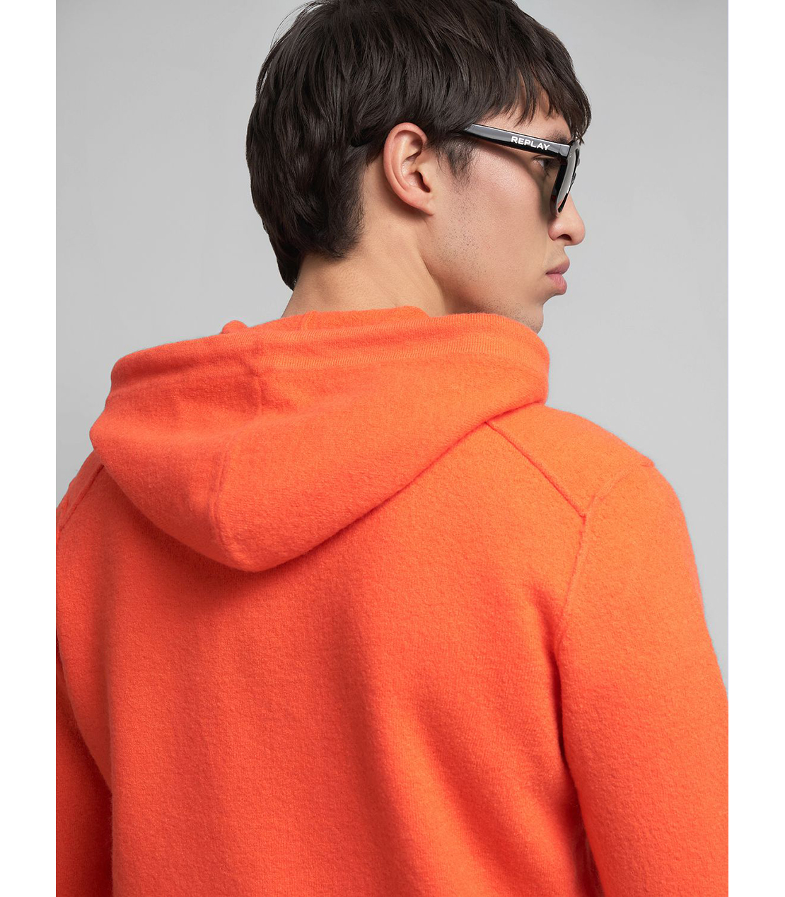 ブライトカラー ニットフーディー 詳細画像 オレンジ 7